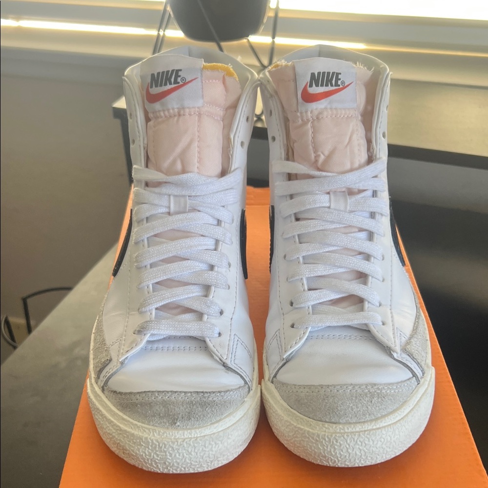 Nike Women’s White Blazers High-Top Sneakers